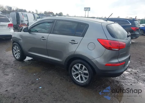 2016 Kia Sportage Lx из США, поврежденный, VIN KNDPB3AC1G7820835